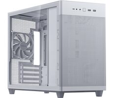 ASUS AP201 PRIME (průhledná bočnice) bílá / M-ATX / 2xUSB-A + 1xUSB-C / 1x 120 mm / bez zdroje