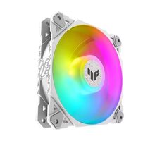 ASUS TUF Gaming TF120 ARGB bílá / 120 mm / Advanced FDB / 250-1900 RPM / 76 CFM / 29 dB