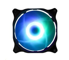 EVOLVEO FAN-12AR 120mm / PWM ventilátor / 120mm / 1500RPM / 26 dBA / Adresovatelné RGB LED 
