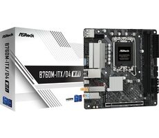 ASRock B760M-ITX/D4 WIFI / B760 / LGA 1700 / 2x DDR4 / PCIEx16 / 1x GLAN / mini-ITX