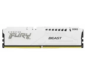 Kingston Fury Beast White 16GB (1x16GB) DDR5 5200MHz / CL40 / DIMM / On-Die ECC / XMP / 1.25V