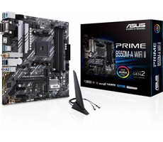 ASUS PRIME B550M-A WI-FI II / B550 / AM4 / 4x DDR4 / PCIEx16 / GLAN / mATX