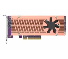 QNAP QM2-2P-384A Rozšiřující karta PCIe pro NAS / 2 x sloty M.2 22110 / PCIe Gen3 x8