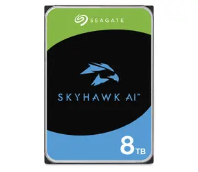 Seagate Skyhawk AI 8TB / Interní / 3.5" / SATA III / 256 MB cache / 7200rpm