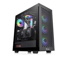 Thermaltake TOWER ATX V350 TG ARGB AIR BLACK / ATX / 1x UBS C 3.2 / 2x USB 3.0 / Bez zdroje / průhledná bočnice