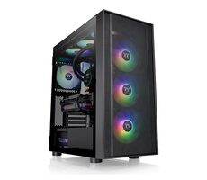 Thermaltake H570 TG ARGB Black / ATX / 2x USB 3.0 / Bez zdroje / průhledná bočnice
