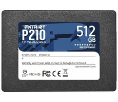 Patriot P210 512GB / SSD / 2.5" / IOPS: 50K 50K / SATA III  