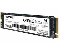 Patriot P310 480GB / M.2 2280 / SSD / IOPS: 280K 250K / M.2 PCIe 3.0  