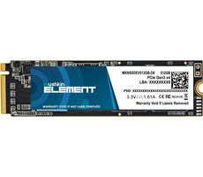 Mushkin Element 512GB SSD / M.2 2280 / NVMe PCIe 3.0 x4 / RW: 2000 & 1400 MBps / MTBF: 1 / 3y