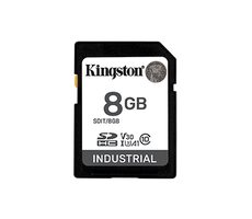 Kingston Industrial pSLC SDHC 8GB / UHS-I V30 / U3 / A1 / Class 10 / Odolná