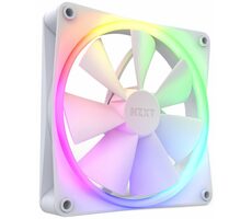 NZXT F140RGB bílá / 140mm / FDB / 20 - 32.5 dB & 500-1800 RPM / 89.48 CFM / 4-pin PWM + 4-pin NZXR RGB
