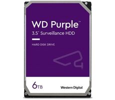 WD Purple 6TB / HDD / 3.5" SATA III / 5400 rpm / 256MB cache / 3y / pro dohledová centra