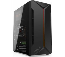 KRUX Astro černá / PC skříň / micro-ATX / mini-ITX / průhledná bočnice / bez zdroje 