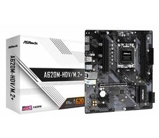 ASRock A620M-HDV/M.2+ / AMD A620 / DDR5 / SATA III / USB / GLAN / M.2 / sc. AM5 / mATX