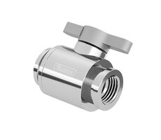 Barrow G1/4 (F) Kulový ventil 10mm stříbrná