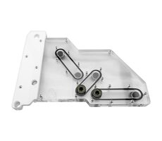 Singularity Computers Spectre 2.0 Elite boční distribuční panel bílá / 6x G1/4