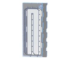 Singularity Computers Wraith 2.0 Elite distribuční panel stříbrná / 2x G1/4