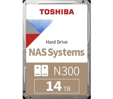 Toshiba N300 14TB / HDD / 3.5" SATA III / 7200RPM / 512MB cache / pro NAS