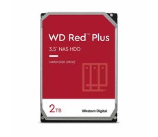 WD Red Plus 2TB (WD20EFPX) / HDD / 3.5" / SATA III / 5400 RPM / 64MB cache 