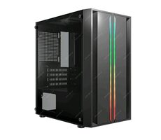Crono PCC-200-3 černá / PC skříň / Micro-ATX / ITX / bez zdroje / bez ventilátorů