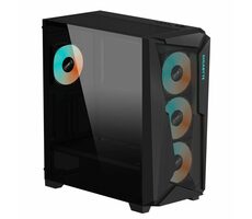 GIGABYTE C301 GLASS černá / E-ATX / 2x USB3.0 + 1x USBC3.0 / 4x 120mm / bez zdroje / průhledná bočnice 