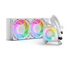 EKWB EK-Nucleus AIO CR240 Lux D-RGB vodní chlazení bílá / 550-2300 RPM / 36 dB(A) / 281 x 124 x 27mm