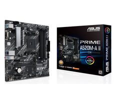 ASUS PRIME A520M-A II (CSM) / A520 / AM4 / 4x DDR4 / 1x PCIEx16 / 1x GLAN / mATX