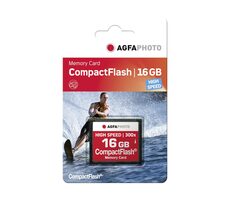 AgfaPhoto Compact Flash 300x CF 16GB / R:45 MB/s / W:25 MB/s