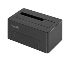 LogiLink QP0027 černá / Dokovací stanice na 2.5 & 3.5" disky / USB 3.1 Gen2 / SATA III