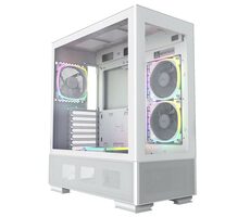 Montech Sky Two bílá / ATX / 2x USBA + 1x USBC / 4x 120mm / bez zdroje / průhledná bočnice