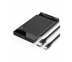 UGREEN Externí box pro disk 2.5" / HDD & SSD / až 6TB / SATA III / USB-C