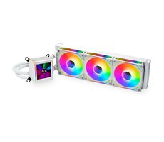 Lian Li GALAHAD II LCD 360 SL-INF bílá / 3x 120 mm / ARGB podsvícení / 2100 RPM / 29 dB / Intel + AMD
