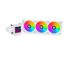 Lian Li GALAHAD II LCD 360 AIO bílá  / 3x 120 mm / ARGB podsvícení / 300-2450 RPM / 30 dB / Intel + AMD