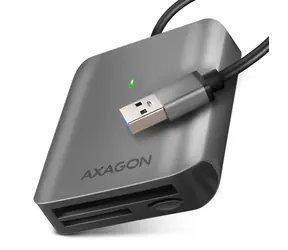 AXAGON CRE-S3, USB-A 3.2 Gen 1 - SUPERSPEED čtečka karet, 3-slot & lun SD/microSD/CF, podpora UHS-II