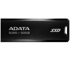 ADATA SC610 500GB černá / SSD / Externí / čtení: 550MBps / zápis: 500MBps / USB-A 3.2 Gen 2
