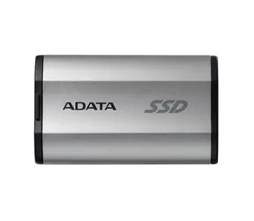ADATA SD810 500GB stříbrná / SSD / Externí / čtení: 2000MBps / zápis: 2000MBps / 2xUSB-C 3.2 Gen2