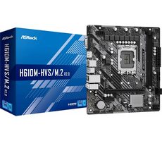 ASRock H610M-HVS/M.2 R2.0 / LGA 1700 / 2x DDR4 / 1x PCiex16 / GLAN / mATX