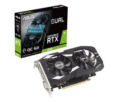 ASUS RTX3050 Dual OC 6GB / 1537 MHz / 6GB GDDR6 / 96-bit / DVI-D + HDMI + DP