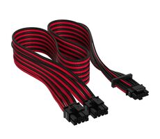 Corsair Premium Sleeved 12+4 Pin PCIe Gen5 12VHPWR černo-červená / až 600W