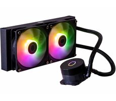 Cooler Master MasterLiquid ML240L CORE ARGB černá / 2x120mm / 27 dBA @ 1750 RPM / 4 pin + 3 pin 