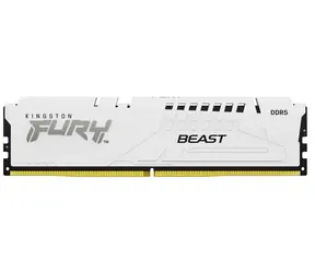Kingston Fury Beast White 32GB (1x 32GB) DDR5 6400MHz / CL32 / DIMM / On-Die ECC / EXPO / 1.4V 