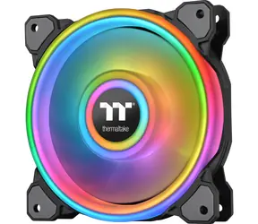 THERMALTAKE Riing Quad 12 RGB Radiator černá / Ventilátor / 120 mm / Hydraulic Bearing / 1500 RPM @ 25 dB