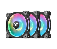 THERMALTAKE Riing Duo 12 RGB černá 3ks / Ventilátor / 120 mm / Hydraulic Bearing / 1500 RPM @ 23.9 dB / 42.45 CFM 