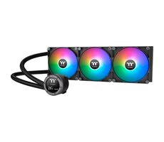 THERMALTAKE TH420 V2 Ultra ARGB černá / AIO vodní chladič CPU / 3x 140 mm / 3300 RPM @ 34.7 dB / 84.32 CFM