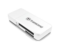 Transcend RDF5 čtečka paměťových karet bílá / USB-A 3.1 Gen 1 / SDXC / microSDXC / UHS-I