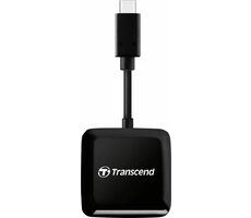 Transcend RDC3 čtečka paměťových karet černá / USB-C 3.1 Gen 1 / SDXC / microSDXC / CompactFlash / UHS-I
