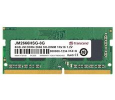 Transcend JetRam 8GB (1x8GB) 2666MHz / SODIMM / DDR4 / CL19 / 1.2V / 1Rx16