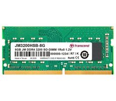 Transcend JetRam 8GB (1x8GB) 3200MHz / SODIMM / DDR4 / CL22 / 1.2V / 1Rx8
