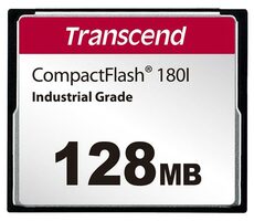 Transcend CF180I Compact Flash Karta 128MB / R: 85MBs / W: 70MBs 