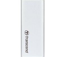 Transcend ESD260C Externí SSD 250GB stříbrná / USB-C 3.1 Gen 2 / R: 520MBs / W: 460MBs / 3y                       